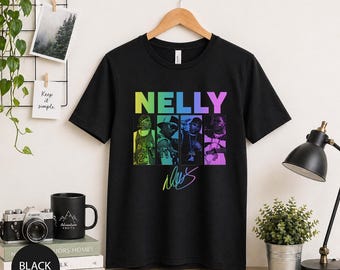 Nelly Rapper T Shirt, Vintage Hip Hop Tee, 2000s Rap Graphic Shirt, Retro Nelly Music Tee, Hip Hop Fan Gift, Y2K Rapper Style Unisex Tee