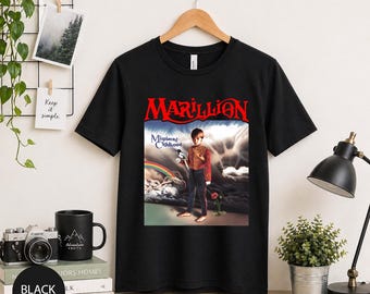 Marillion Misplaced Childhood T Shirt, Vintage Prog Rock Band Tee, 80s Neo Progressive Rock Shirt, Retro Album Cover Graphic Tee