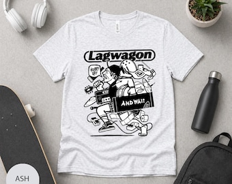 Lagwagon Hurry Up And Wait Shirt, Punk Rock Band Tee, Vintage Skate Punk T Shirt, Retro Lagwagon Graphic Tee, 90s Punk Fan Gift