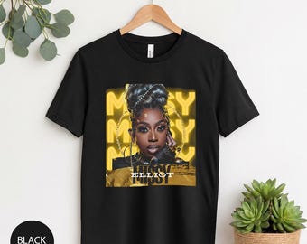 Missy Elliott Rapper T Shirt, Hip Hop Graphic Tee, Retro 90s Rap Music Shirt, Vintage Rapper Fan Tee, Urban Streetwear Unisex Gift