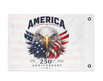 Drapeau American Eagle 250e anniversaire Drapeau recto-verso 1776 2026