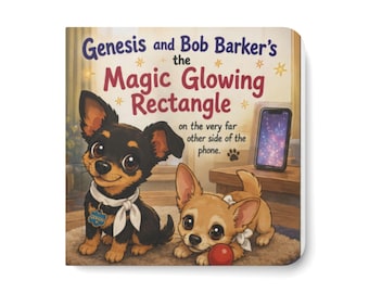 Livre rectangulaire Magic Glowing de Genesis et Bob Barker (2 histoires)