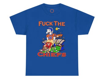 T-shirt graphique de football Anti Chiefs | Chemise de sport anti-éraflures