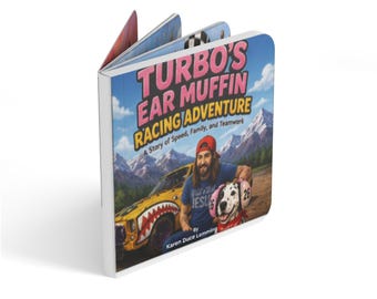 Turbos Ear Muffin Racing Adventure Board | Histoire de course de voitures pour enfants