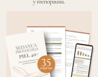 Guía SEDANUA — Cuidado facial para la perimenopausia y menopausia