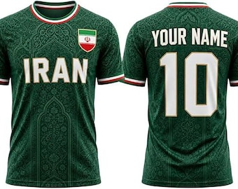 Iran World cup soccer jersey 2026