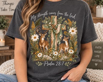 Whitetail Deer Hunting Shirt, Christian Deer Hunter Tee, God’s Creation Hunting Shirt, Retro Buck Hunting Shirt, Thanksgiving Fall Deer Gift