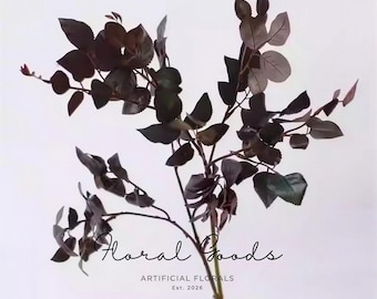 Wild Burgundy Rose Leaf Branch