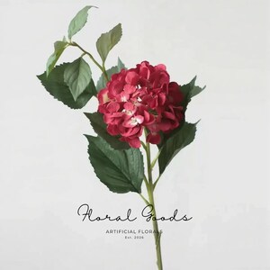 Ruby Hydrangea Stem – 40" immagine 2
