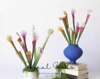 Sculptural Pitcher Plant Stem – 18.1"