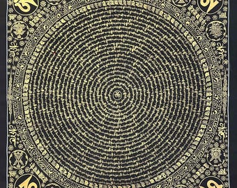 Attractive Unique Mantra Thangka