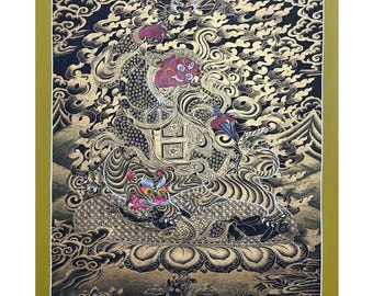 Dorje Drollo Thangka Painting
