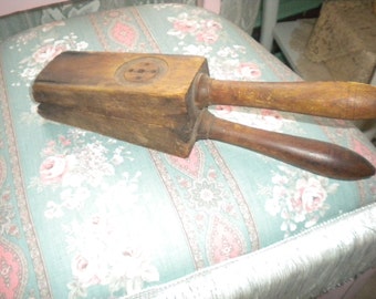 Awesome "RARE"  Primitive Garlic Press, Country, Primitive, Antique, French Country, Eclectic