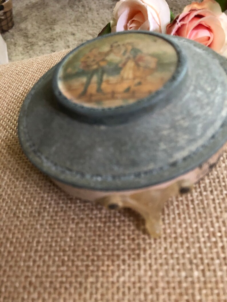 French/victorian Antique Trinket/powder Box Antique Trinket - Etsy