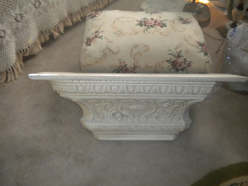 Sale Large Ornate Shelf Bed Crown Shabby Chic French Etsy