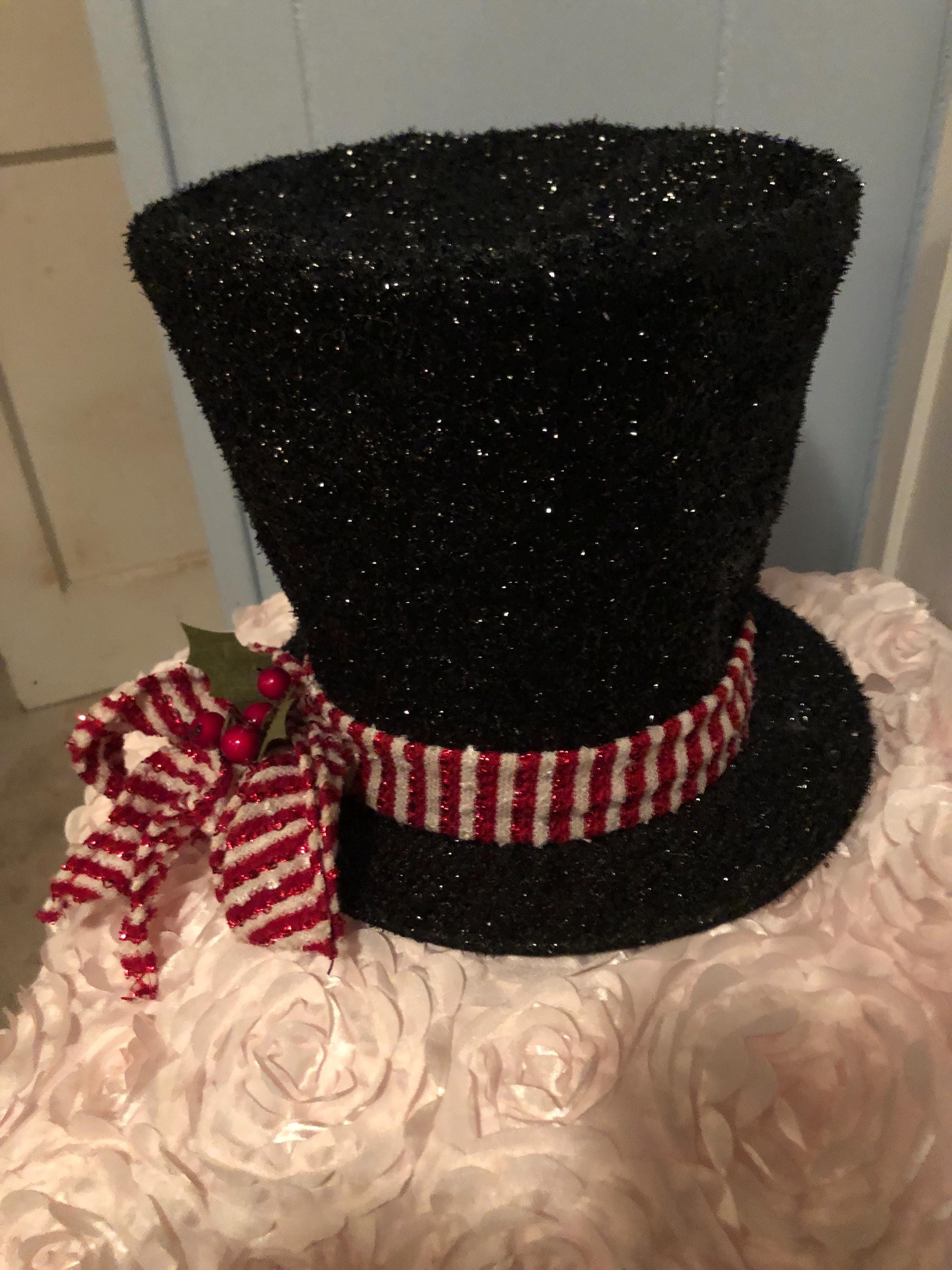 Frosty the snowman Hat, Christmas Decor, Top Hat