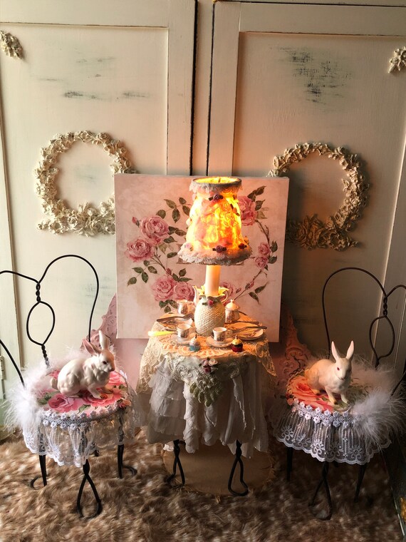 Shabby chic bistro set sales