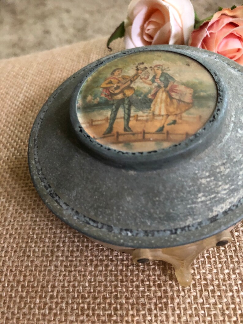 French/victorian Antique Trinket/powder Box Antique Trinket - Etsy