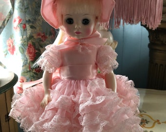 REDUCED,,,,,,Vintage Madame Alexander doll, Lovely vintage pink beauty, Collectible doll