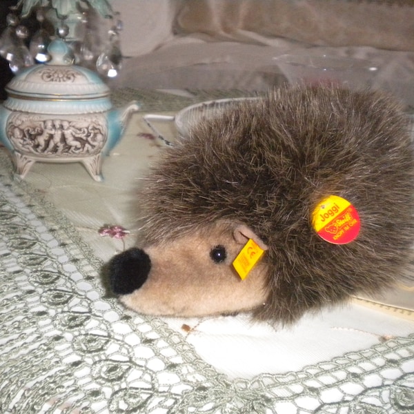 Vintage Steiff Hedgehog Joggi, Collectible, Baby's Room, Steiff, German