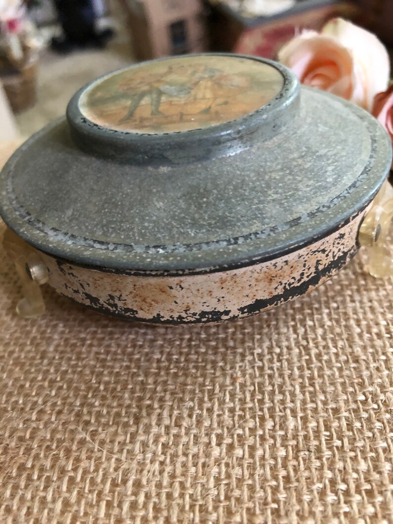 French/victorian Antique Trinket/powder Box Antique Trinket - Etsy