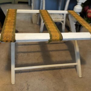 Vintage Luggage Rack, Wooden Luggage Rack, Suitcase Rack
