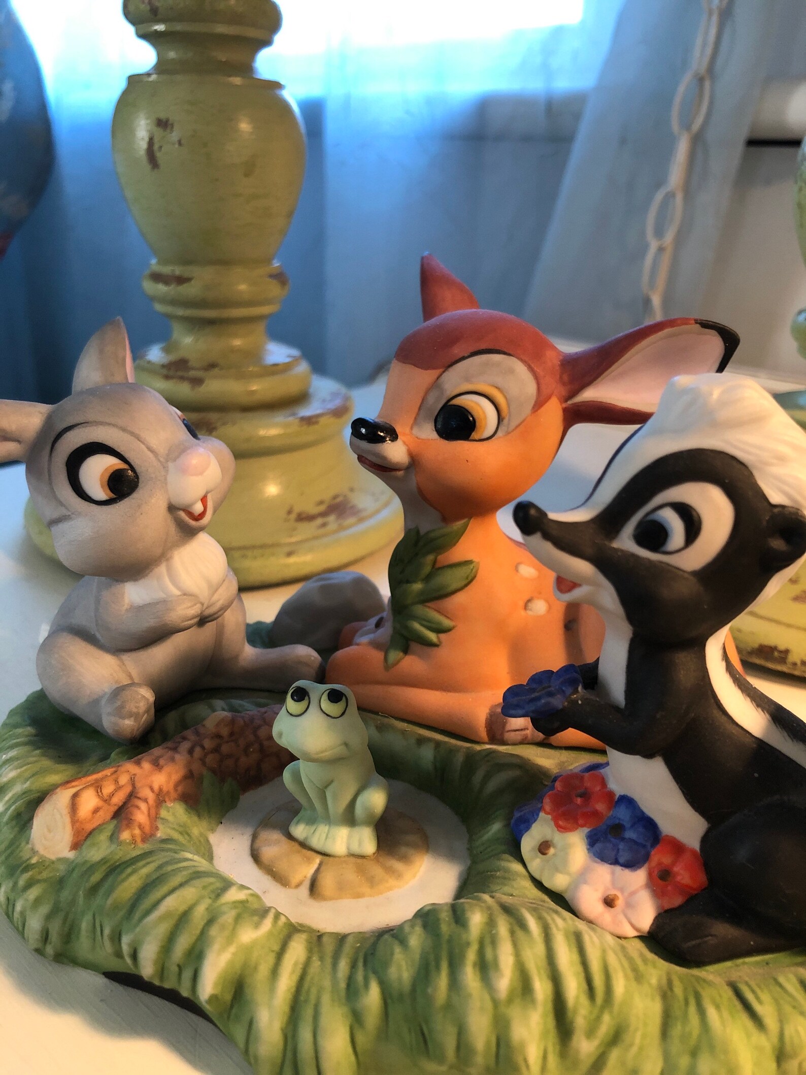 Walt Disney productions Bambi statue Collectible Flower | Etsy