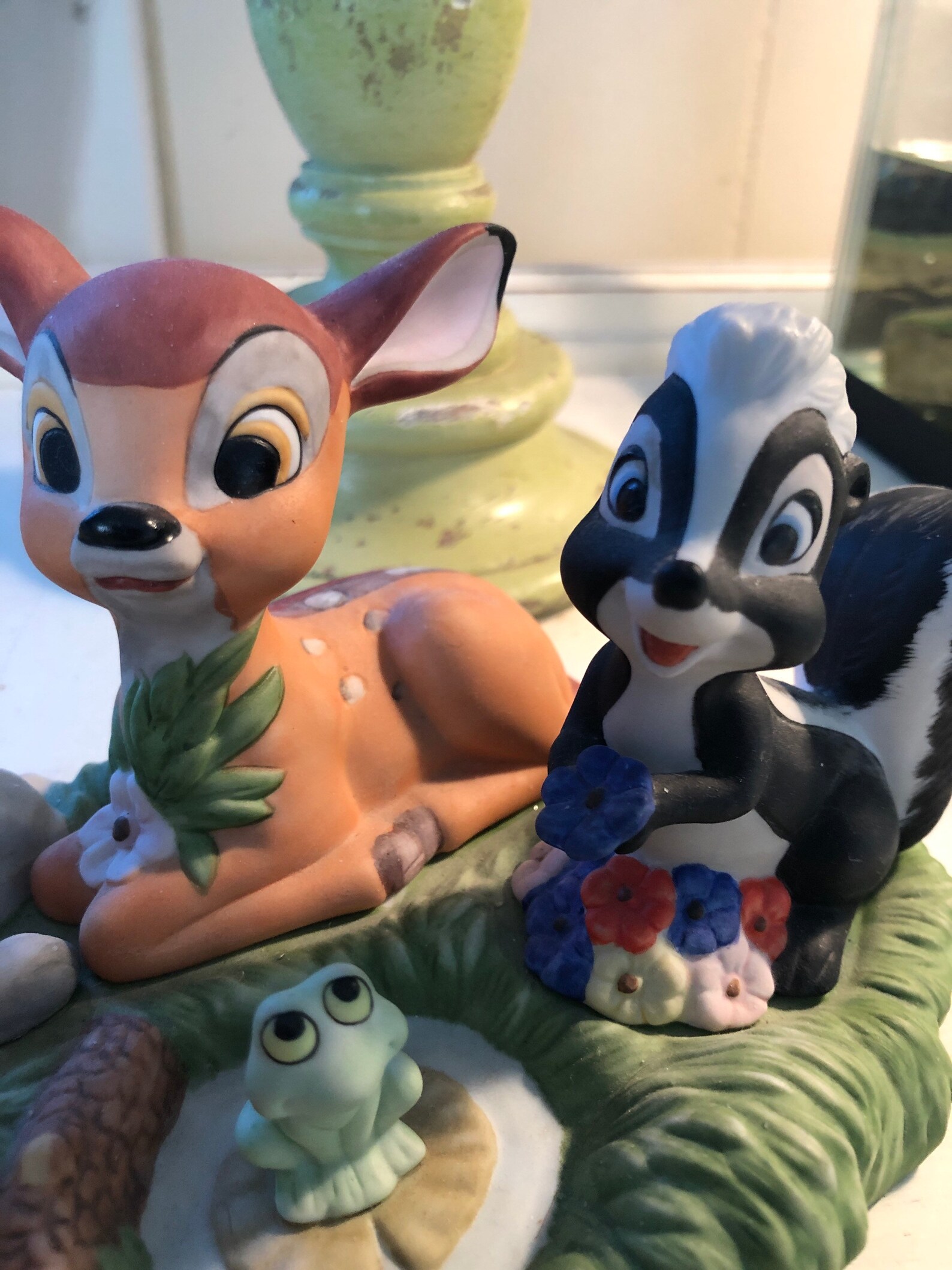 Walt Disney productions Bambi statue Collectible Flower | Etsy