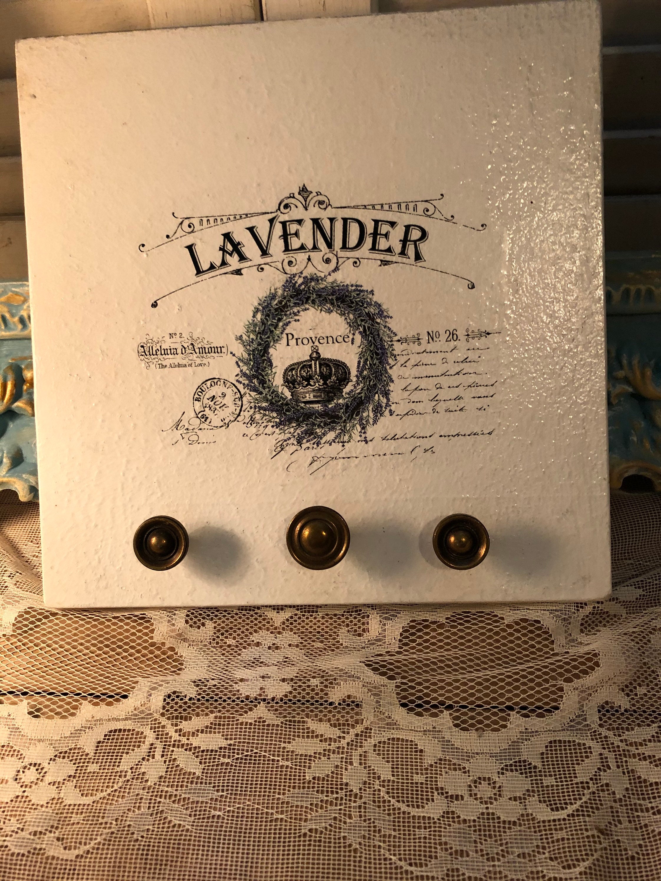 Handmade Wood And Metal Jewelry Key Holder French Lavender Etsy New Zealand Handmade Wood And Metal Jewelry Key Holder French Lavender Etsy New Zealand