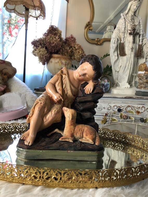 Religious Statue, Child John the Baptist: Spiritual large Statue
