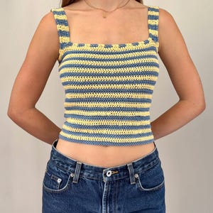 Amalfi Tank Crochet Pattern - PDF + Video Tutorial