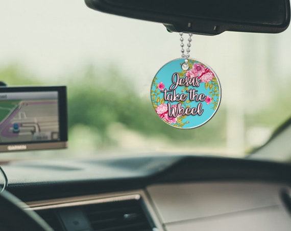 Jesus Take the Wheel Double Sided Rear View Mirror Charm Religious Car  Mirror Charm New Car Accessories Gift for New Driver -  UK