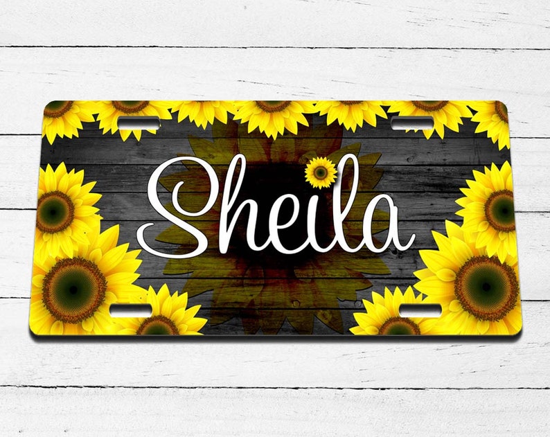 Aluminum Front Car Tag Plate 12 X 6 Standard Size Love Art Floral Animal Hearts Fish Stars License Plate Decorative Novelty Metal Vanity Car Tag for Women Girls Men 4 Holes Aluminum Front Car Tag Plate 12 X 6 Standard Size Love Art Floral Animal Hearts Fish Stars License Plate Decorative Novelty Metal Vanity Car Tag for Women Girls Men 4 Holes