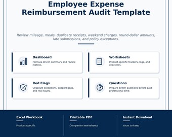 Auditoría de reembolso de gastos de empleados