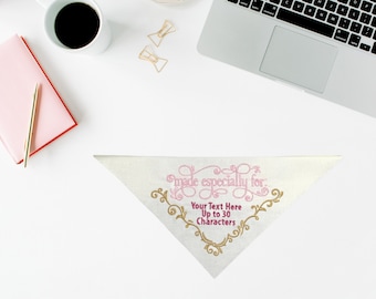 Customizable Embroidered Quilt Label