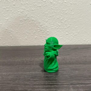 Baby Yoda Figure Funny Collectible 3D Printed Desk Decor image 4