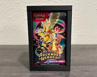 Estuche de exhibición para paquetes de refuerzo de Ascending Heroes / Soporte para paquetes de cartas impreso en 3D / Estuche de exhibición para TCG / Almacenamiento apilable PLA+