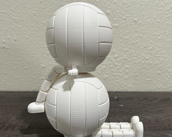 Figura articulada flexible de voleibol impresa en 3D, juguete de escritorio (1)