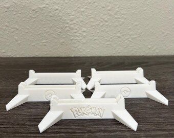 Juego de soportes para exhibir cartas Pokémon (paquete de 5) / Soportes para tarjetas y fundas PSA / Impresión 3D