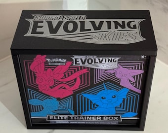 Pokemon ETB Display Case Protector Holder Storage Box Choose Any Design