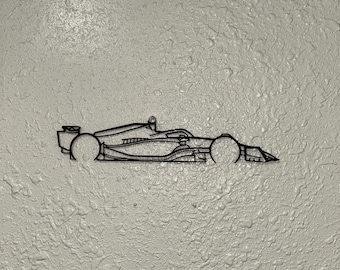 Decoración de pared con diseño de coche de carreras de Fórmula 1 – Exhibición de deportes de motor F1