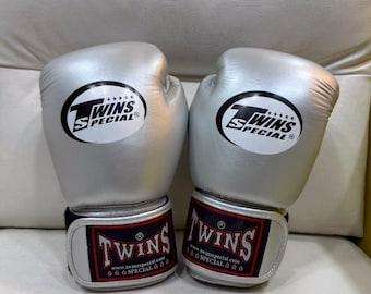 Twins Spezial Boxhandschuhe | Rindsleder Trainingshandschuhe mit Klettverschluss