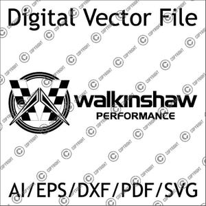 Car Vector File, Walkinshaw Logo, Laser Cut, SVG, DXF, (Digital Download)
