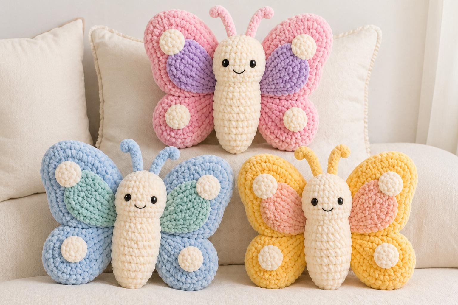 かぎ針編みの枕 30 cm - Etsy 日本