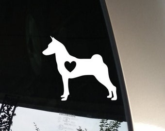 I Love My Basenji 8 AS582 Car Sticker Decal Thatlilcabin