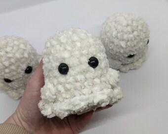 Glow in the Dark Ghosts Crochet Plushie Toy