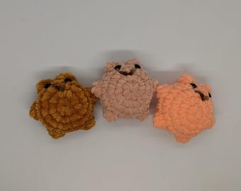 Worry Frog Crochet Soft Velvet Plushie Toy