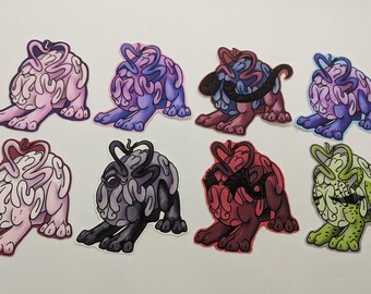 3 inch Baldur's Gate Intellect Devourer Stickers
