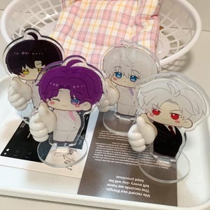Love and Deepspace ALL Character Acrylic Stand ,Cable Organizer, Data Cable Winder,Practical Accessory