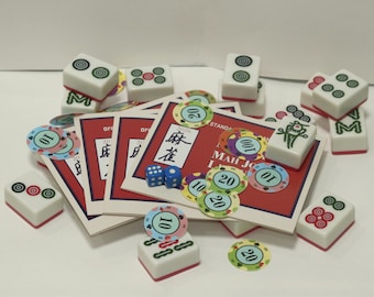 2026 Official Mahjong Card Set | 4-Piece Revision | New Rules Reference Cards